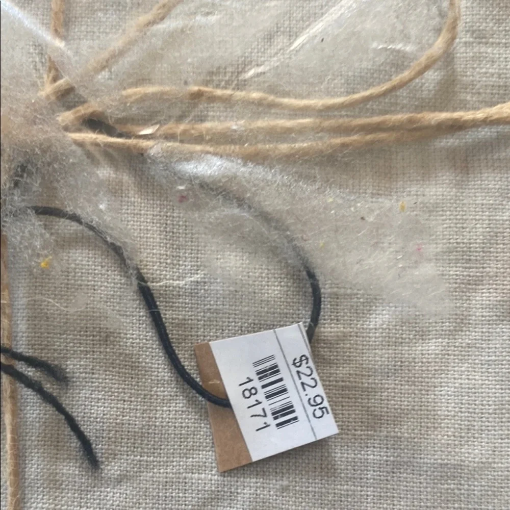 Creative Co-Op Cream and Gray Napkins